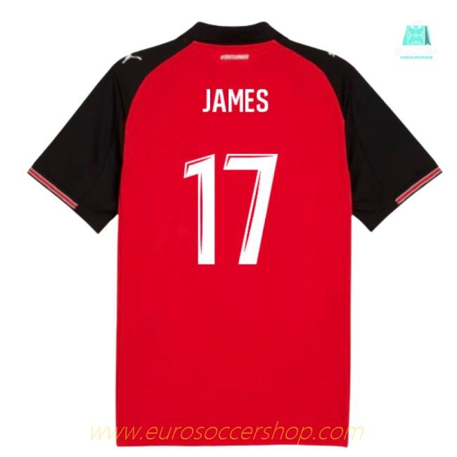 2025-2026 Stade Rennais Home Shirt (James 17)