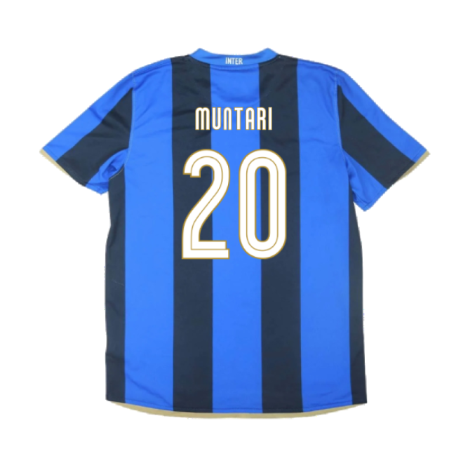 Ultra Comfort Inter Home Shirt Excellent S Muntari #20 2024-2025 S...