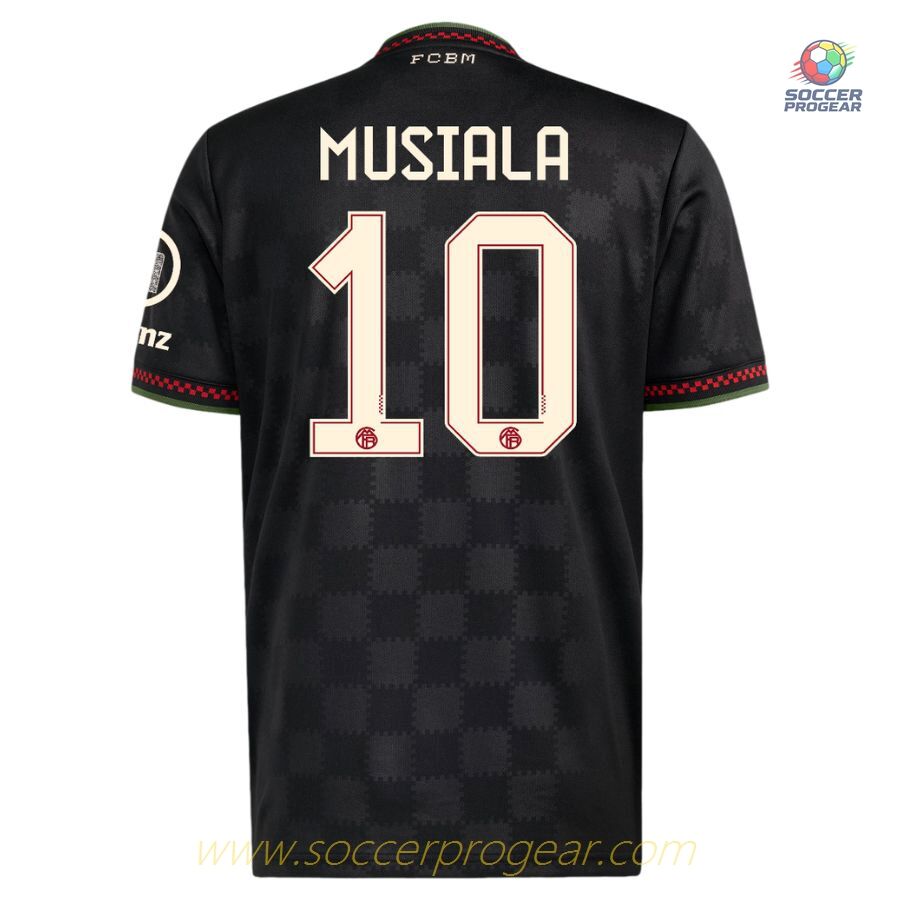 Bayern Munich Third Youth'sren's Soccer Uniform Soccer Jersey 2025-26 Edition Musiala