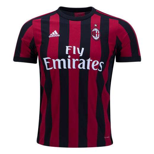 AC Milan Home 201718 Soccer Shirt - Official Replica 9807