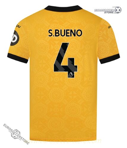 Wolverhampton Wanderers 25-26 Home Jersey No. 4 S.BUENO