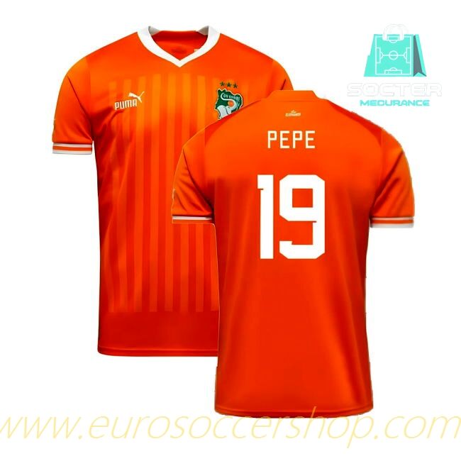 Player Version Ivory Coast Home Shirt (Pepe 19)