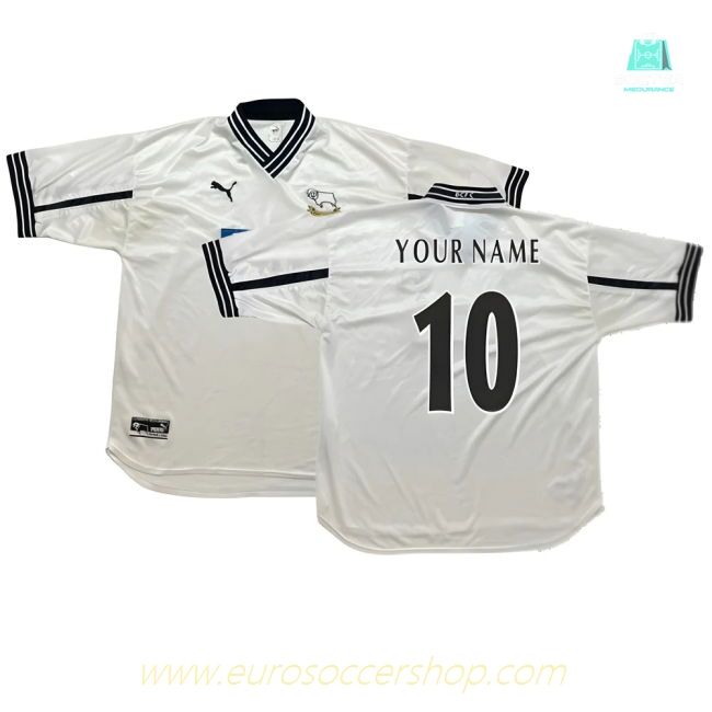 Derby County 1999-00 Home Shirt ((Very Good) XXL) (Your Name)