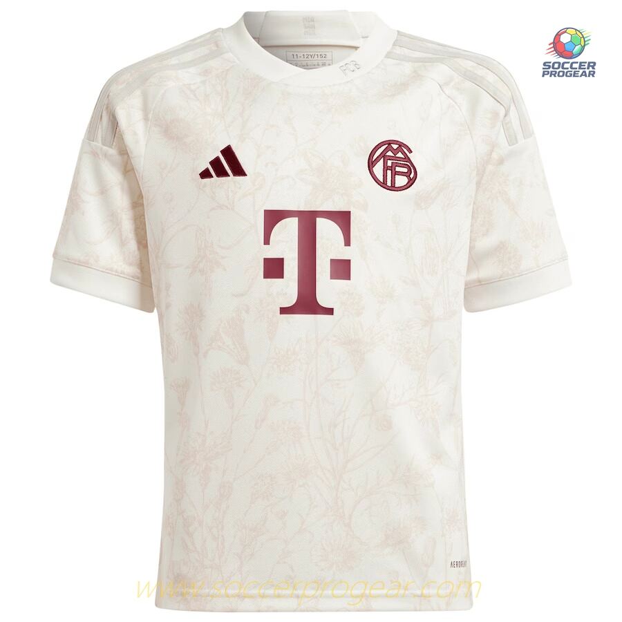 Bayern Munich 2023 2024 Children Third Football Team Shirt