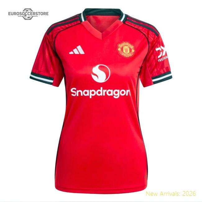 Authentic 2025-2026 Man Utd Home Shirt (womens) (ronaldo 7) - Premium