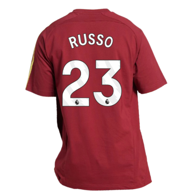 2025-20 Arsenal Home Football Shirt Russo Name & Number L M S
