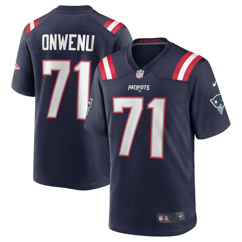 None Mike Onwenu New England Patriots Budget-Friendly Game-Day Esse...