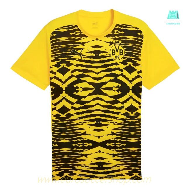 2024-2025 Borussia Dortmund Prematch SS Shirt (Yellow) - Kids
