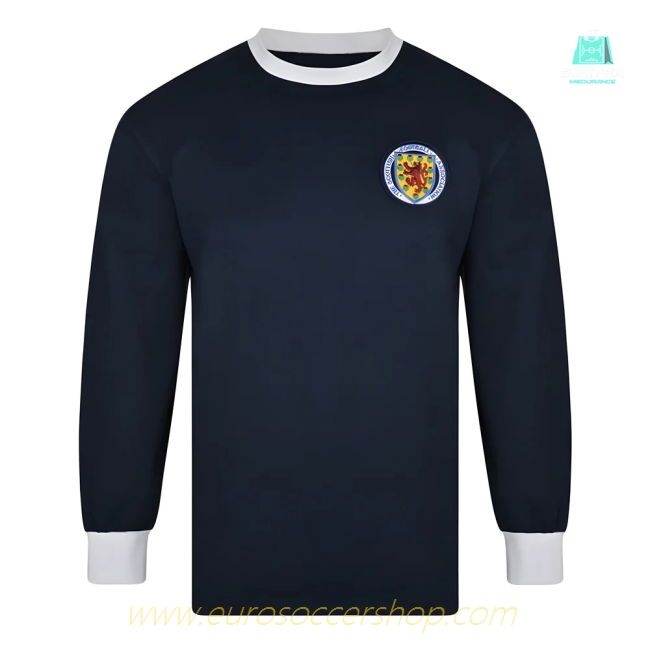Score Draw Scotland 1967 Long Sleeve Retro Football Shirt