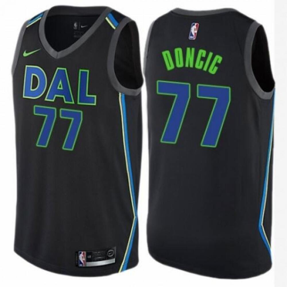 Classic 77 Dallas Mavericks Black Jersey - City Edition - Must-Have Jersey