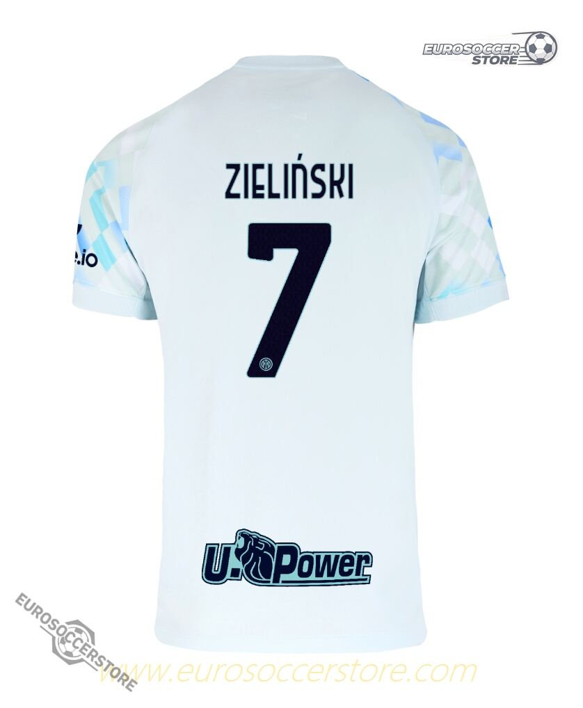 Inter Milan 25-26 Away Jersey with ZIELIŃSKI's Name and Number 7