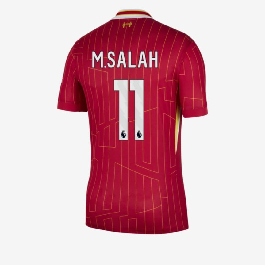 M.Salah's No.11 Home Jersey for Liverpool in the 24-25 Season