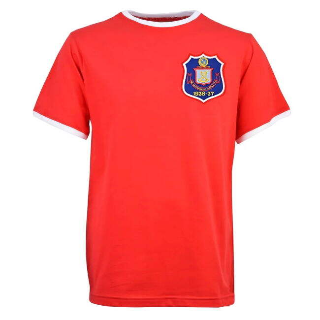Sunderland Official Sunderland 1937 12th Man T-Shirt - Red/White Ri...