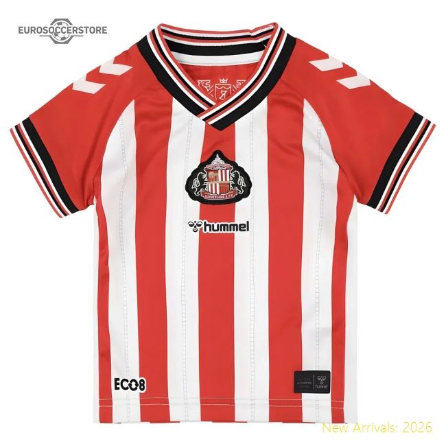 2025-2026 Sunderland Home Mini Kit - Official Edition - Match Day Jersey