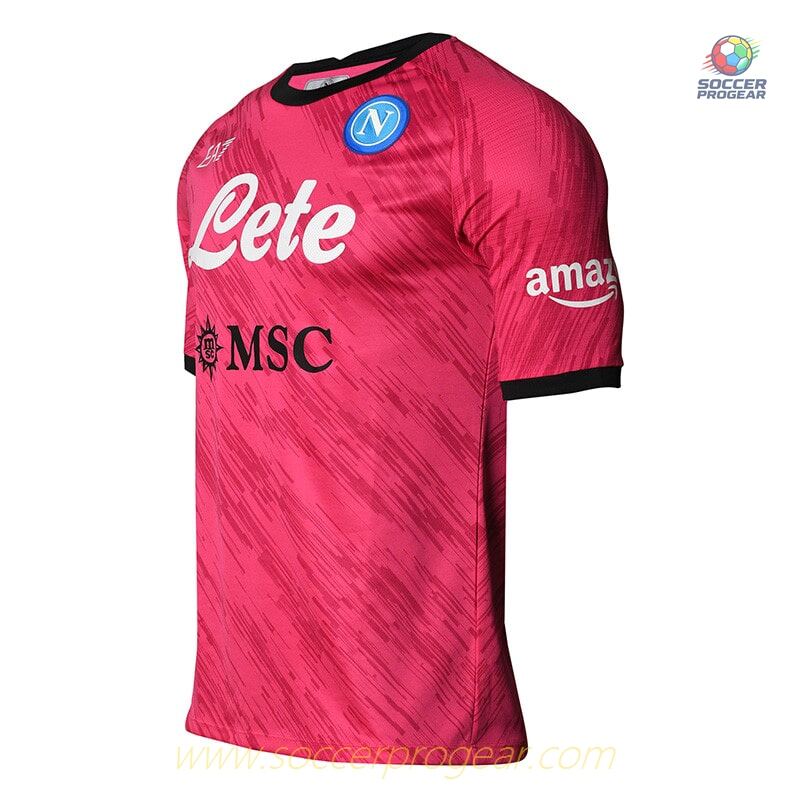 NAPLES High Quality GOALKEEPER JERSEY EA7 FUCHSIA 2022 2023