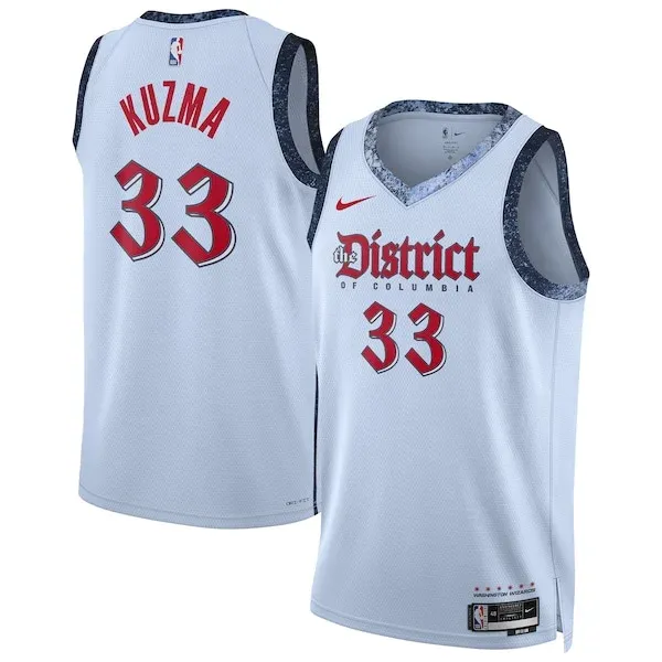 Kyle Kuzma WAS NBA Jersey - Budget Price Fan Gear - Licensed Product