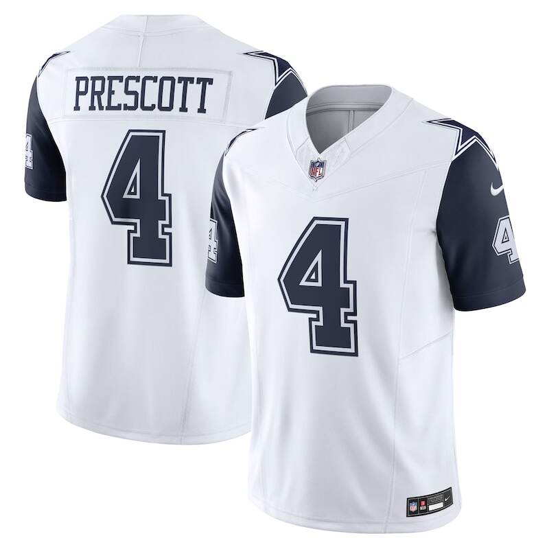 None Dak Prescott Dallas Cowboys Bold Replica Jersey Football Apparel