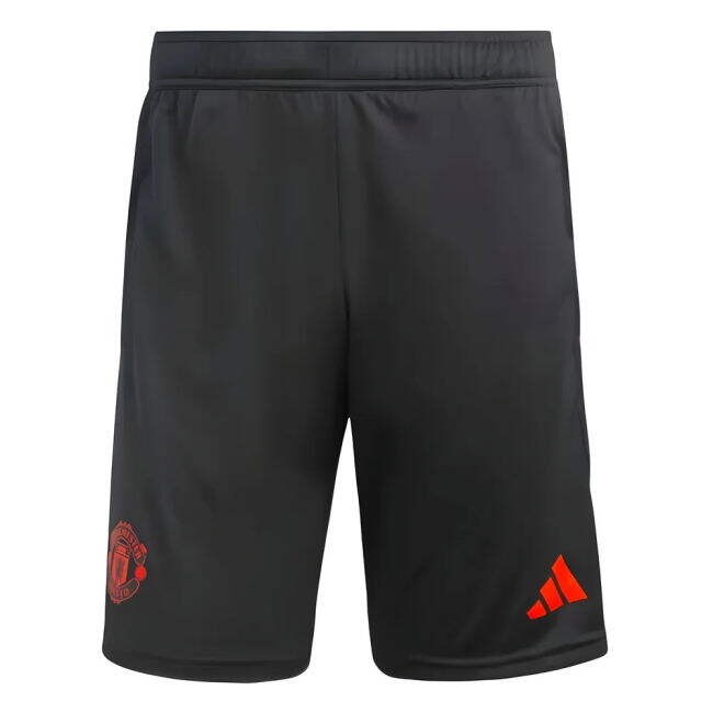 classic 2023-2024 Man Utd Training Shorts (Black)