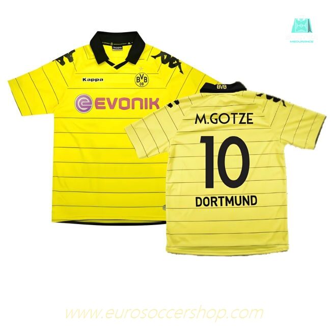 Borussia Dortmund 2010-11 Home Shirt ((Excellent) M) (M.Gotze 10)