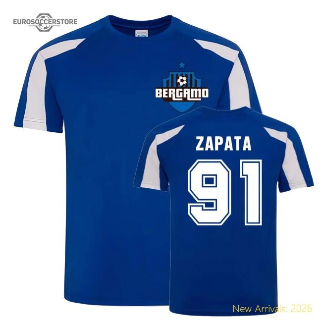 Duvan Zapata Atalanta Sports Training Training Jersey (blue)