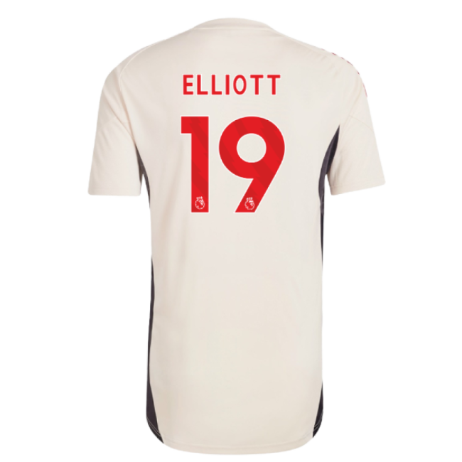 Elliott 19 Match Worn Style Liverpool Training Player Jersey 2025-2026