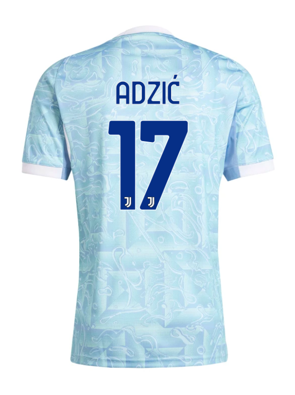 Juventus Away Jersey ADZIĆ 17 for the 25-26 Season