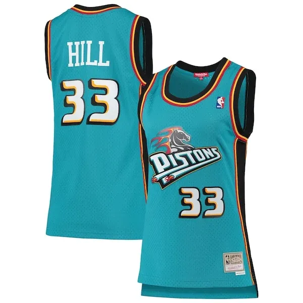 Grant Hill DET Swingman Jersey - fashionable authentic basketball