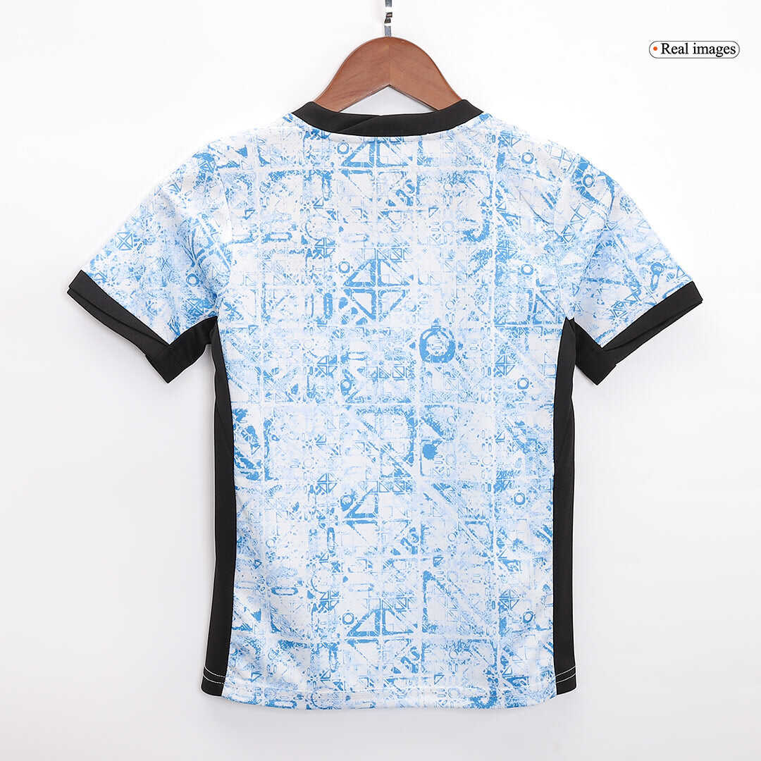 Kid's Portugal Away Kit(Jersey+Shorts) Euro 2024 Authentic Kit