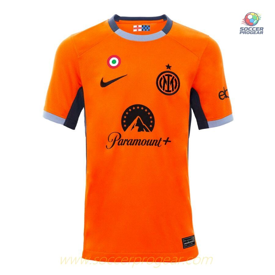Inter Milan Children's Editionren's Soccer Uniform Team Jersey 2023 2024 Third