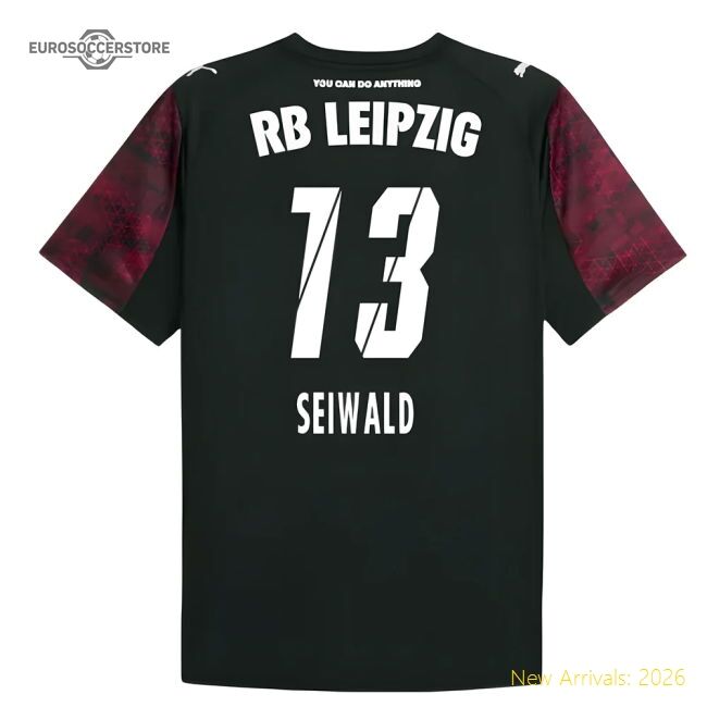 Premium-grade 2025-2026 Red Bull Leipzig Third Shirt (seiwald 13)