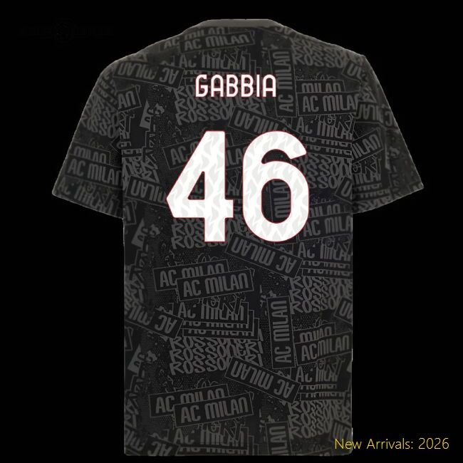 2025-2026 Ac Milan Ftblculture Tee Aop (black) (gabbia 46)