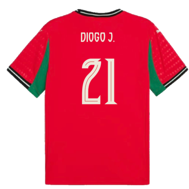 2025-2026 Portugal Womens Team Home Shirt (Unisex) (Diogo J. 21)
