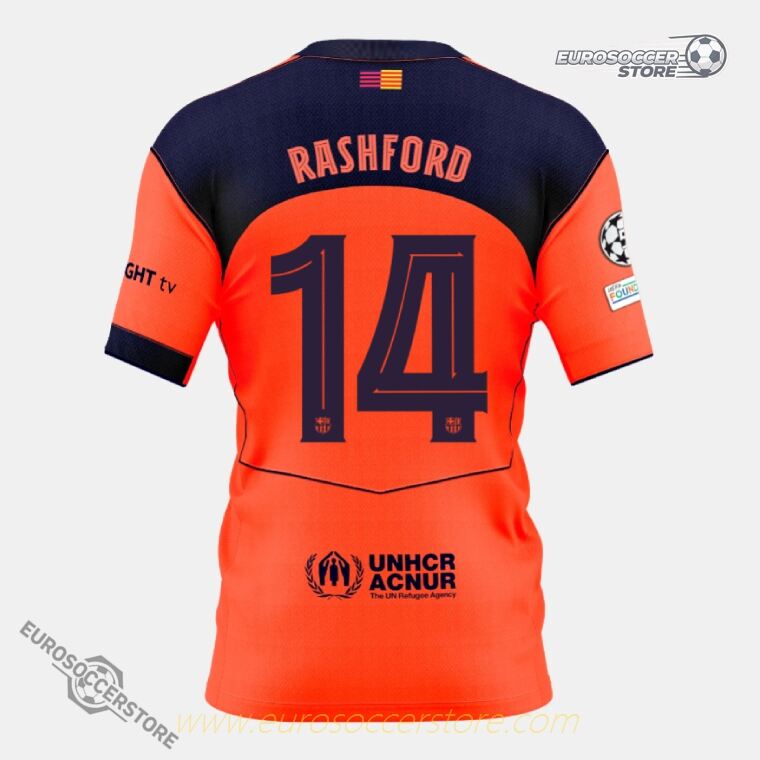 Barcelona 25-26 Third Jersey RASHFORD 14 (Player Version)