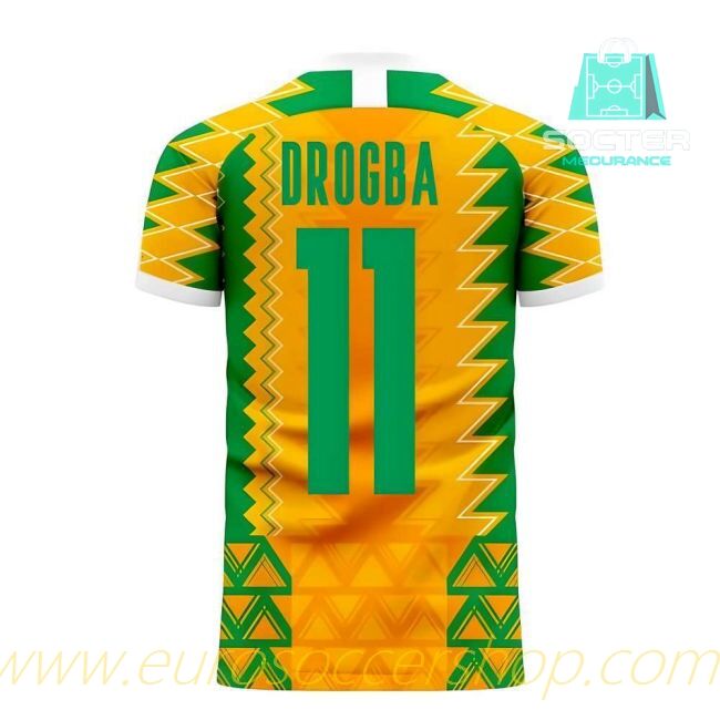 2025-26 Collection Ivory Coast FIFA Approved Home Jersey Concept Edition (DROGBA 11)