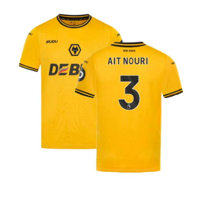 replica 2024-2025 Wolves Home Shirt (Ait Nouri 3)