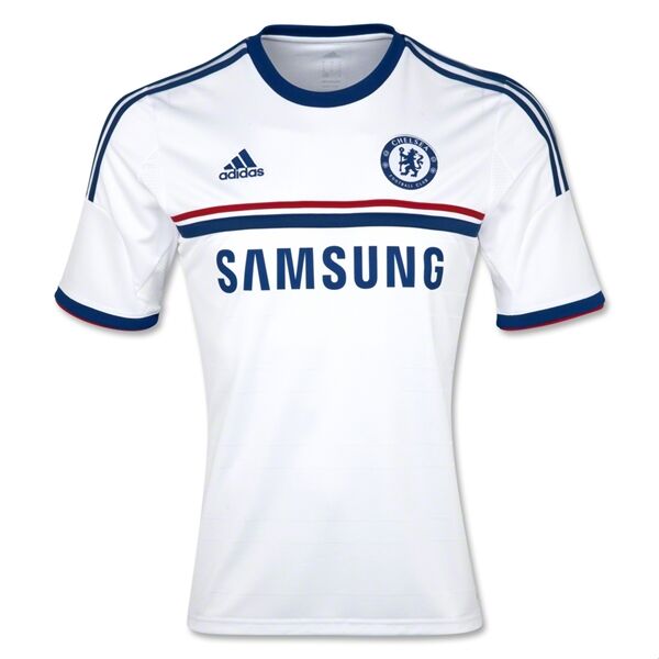 13-14 Chelsea 11 OSCAR White Away Soccer Jersey Shirt - Official