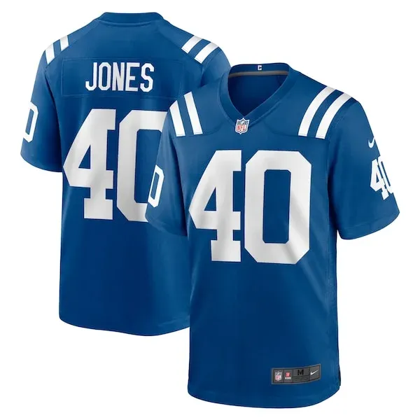 None Game NFL Jersey - Royal | Top-Grade Football Apparel | NFL Footba
