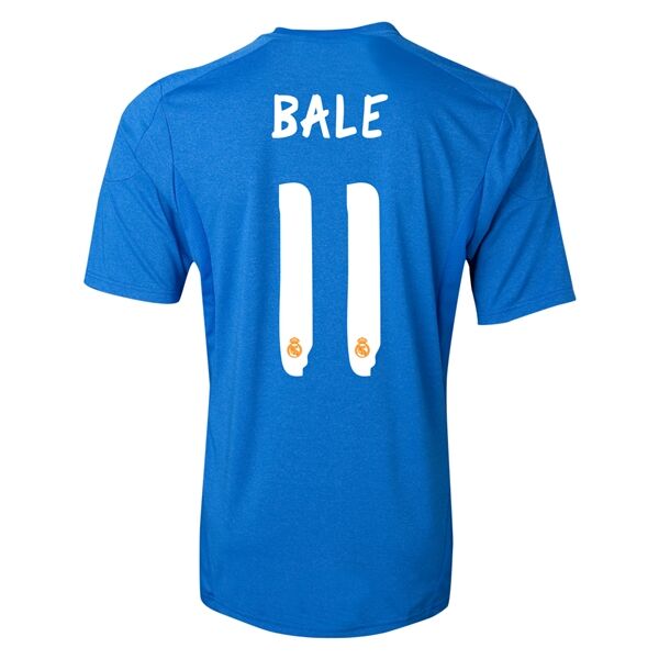 13-14 Real Madrid 11 Bale Away Blue Soccer Jersey Shirt - Official