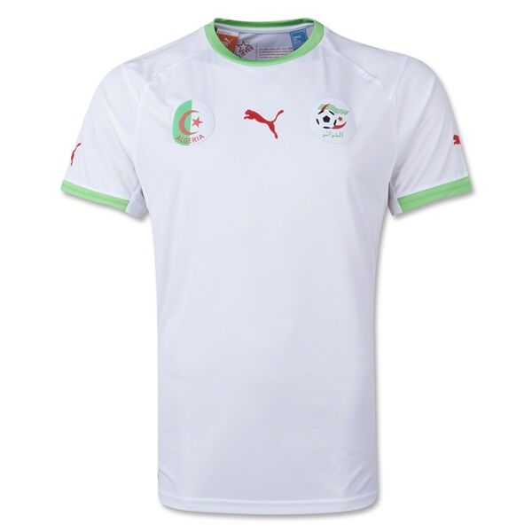 2014 World Cup Algeria Home White Soccer Jersey Shirt - World Cup