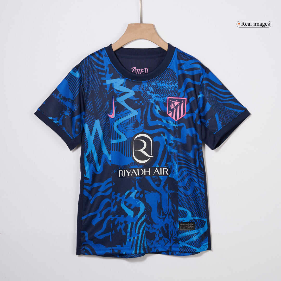 Kid's Atletico Madrid Third Away Soccer Jersey Kit(Jersey+Shorts) 2024