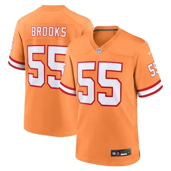 None Derrick Brooks Game Jersey - Orange | NFL Player Jersey