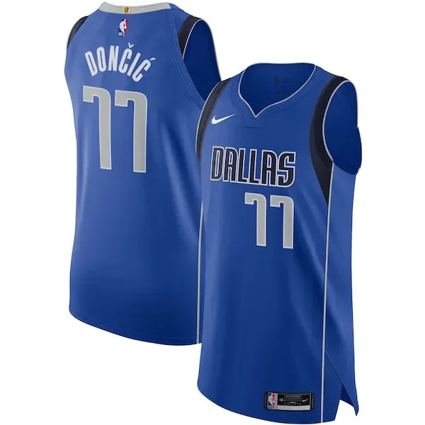 Luka Dončić DAL Authentic Jersey - premium authentic-jersey - Blue