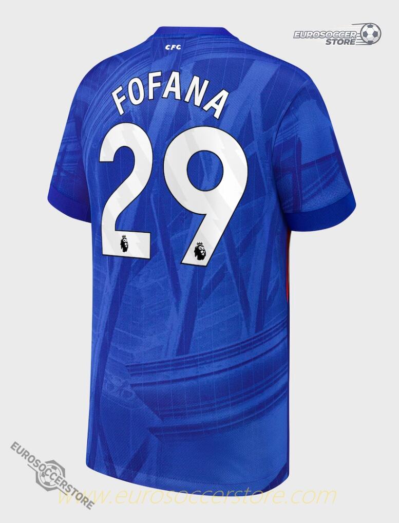 Chelsea 2025-26 Season Home Jersey Number 29 for FOFANA