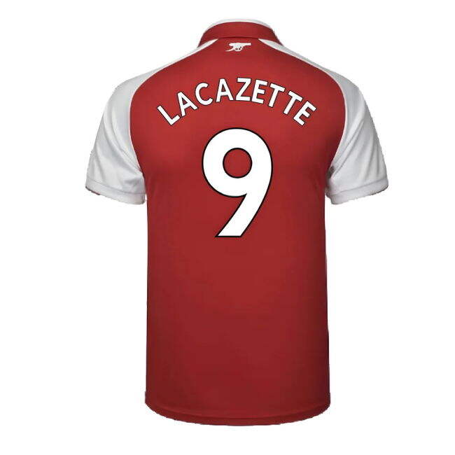Arsenal 17/18 Home Football Shirt Adult Size XS ((Excellent) XS) (Lacazette 9)