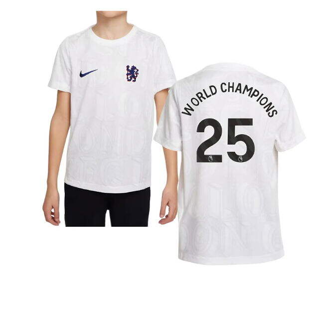 EPL Shirt Match-Grade - 2025-2026 CHE Classic White Kids #87893