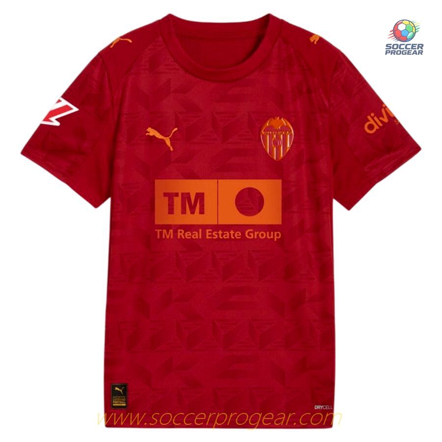 FC Valencia Away Childrenren's Football Kit Football Jersey 2025-26 Edition