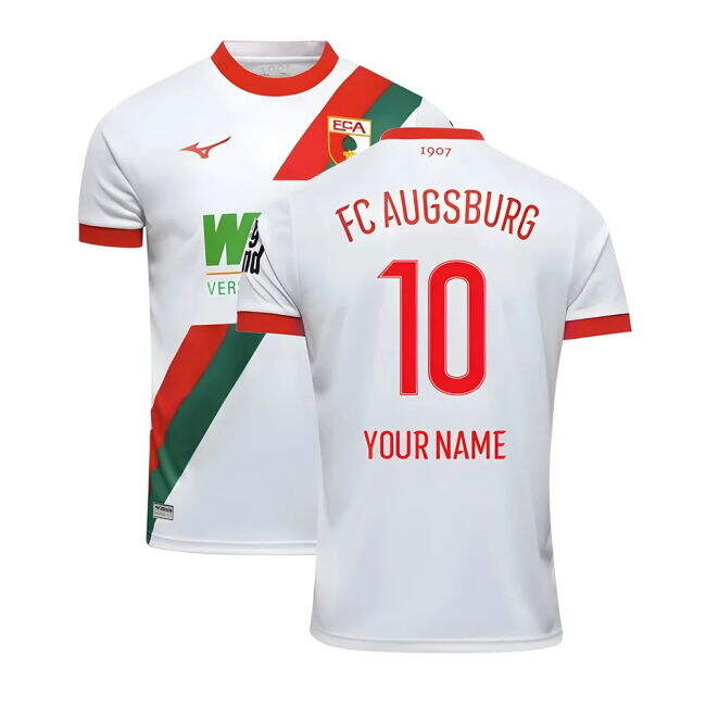 FC Augsburg official style Home Shirt 2025-2026 (Junior