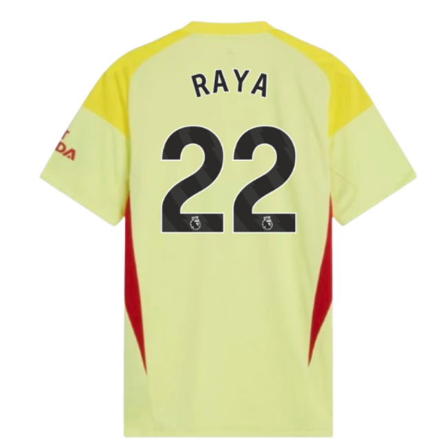 2025-2026 Arsenal Home Goalkeeper Shirt (Yellow) (Raya 22)
