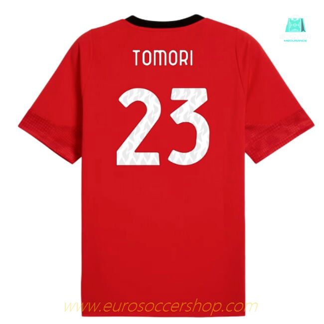 2025-2026 AC Milan Training Jersey (Red) (Tomori 23)