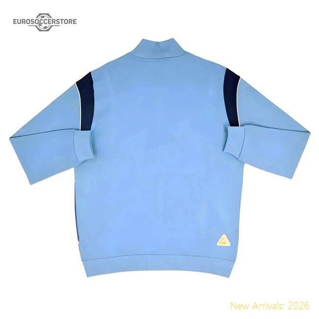 Official 2023-2024 Man City Ftblarchive Track Jacket (light Blue)